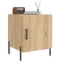 Mesita de noche madera de ingeniería roble Sonoma 40x40x50 cm by , Nightstands - Ref: Foro24-827586, Price: 44,21 €, Discount: %