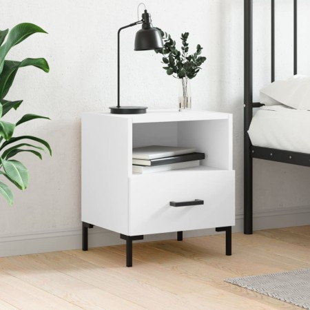 Mesita de noche madera de ingeniería blanco 40x35x47,5 cm | Foro24.es | Tu tienda online para hogar, jardín y más Foro24.es