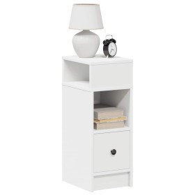Mesillas de noche 2 uds con cajón blanco 25x31x66 cm von , Nachttische - Ref: Foro24-858615, Preis: 80,86 €, Rabatt: %