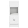 Mesillas de noche 2 uds con cajón blanco 25x31x66 cm by , Nightstands - Ref: Foro24-858615, Price: 80,86 €, Discount: %