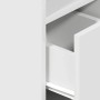 Mesillas de noche 2 uds con cajón blanco 25x31x66 cm by , Nightstands - Ref: Foro24-858615, Price: 80,86 €, Discount: %