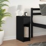 Mesilla de noche con cajón roble negro 20x36x60 cm by , Nightstands - Ref: Foro24-858697, Price: 50,84 €, Discount: %