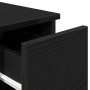 Mesilla de noche con cajón roble negro 20x36x60 cm by , Nightstands - Ref: Foro24-858697, Price: 50,84 €, Discount: %