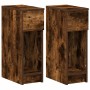 Mesillas de noche con cajón 2 uds roble ahumado 20x36x60 cm de , Mesitas de noche - Ref: Foro24-858704, Precio: 63,17 €, Desc...