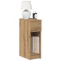 Mesillas de noche con cajón 2 uds roble artesanal 20x36x60 cm by , Nightstands - Ref: Foro24-858712, Price: 80,38 €, Discount: %