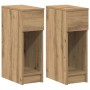 Mesillas de noche con cajón 2 uds roble artesanal 20x36x60 cm by , Nightstands - Ref: Foro24-858712, Price: 80,38 €, Discount: %