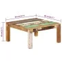 Solid recycled wood coffee table 80x80x40 cm by vidaXL, Coffee table - Ref: Foro24-338030, Price: 128,80 €, Discount: %