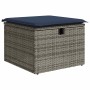 Juego Sofá Jardín 9 Piezas con Cojines Marrón Poli Ratán Acacia | Foro24.es | Tu tienda online para hogar, jardín y más Foro24.es