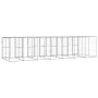 Galvanized steel outdoor kennel with roof 16.94 m² by vidaXL, Dog kennels and fences - Ref: Foro24-3082276, Price: 1,00 €, Di...