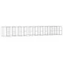 Perrera de exterior de acero galvanizado con techo 26,62 m² de vidaXL, Casetas y cercados para perros - Ref: Foro24-3082280, ...