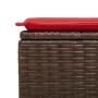 Juego Sofá Jardín 6 Piezas con Cojines Marrón Poli Ratán Acacia by , Garden sets - Ref: Foro24-3326785, Price: 475,48 €, Disc...