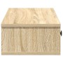 Estante de pared con cajones madera contrachapada roble sonoma von , Regale und Regale - Ref: Foro24-859943, Preis: 48,00 €, ...