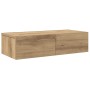 Estante de pared cajones madera contrachapada roble artesanal de , Estantes y estanterías - Ref: Foro24-859976, Precio: 44,52...