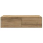 Estante de pared cajones madera contrachapada roble artesanal de , Estantes y estanterías - Ref: Foro24-859976, Precio: 44,52...