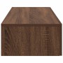 Estante de pared con cajones madera contrachapada roble marrón de , Estantes y estanterías - Ref: Foro24-859974, Precio: 50,0...