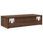 Estante de pared con cajones madera contrachapada roble marrón de , Estantes y estanterías - Ref: Foro24-859974, Precio: 50,0...