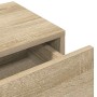 Estante de pared con cajones madera contrachapada roble sonoma by , Shelves and shelves - Ref: Foro24-859988, Price: 69,50 €,...