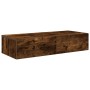 Estante de pared con cajones de madera contrachapada blanco de , Estantes y estanterías - Ref: Foro24-859981, Precio: 60,29 €...