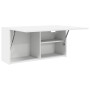 Mueble de pared de baño madera ingeniería blanco 80x25x40 cm by , bathroom vanities - Ref: Foro24-860085, Price: 64,96 €, Dis...