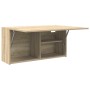 Mueble de pared baño madera ingeniería roble sonoma 80x25x40 cm by , bathroom vanities - Ref: Foro24-860087, Price: 62,97 €, ...