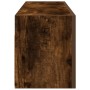 Mueble pared baño madera ingeniería roble ahumado 100x25x30cm by , bathroom vanities - Ref: Foro24-860098, Price: 55,53 €, Di...