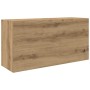 Mueble de pared baño madera ingeniería roble artisan 80x25x40cm by , bathroom vanities - Ref: Foro24-860093, Price: 68,85 €, ...