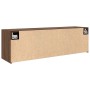 Mueble de pared baño madera ingeniería roble marrón 100x25x30cm by , bathroom vanities - Ref: Foro24-860100, Price: 63,02 €, ...