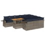 Set de sofás de jardín 11 pzas y cojines ratán sintético gris von , Gartensets - Ref: Foro24-3327204, Preis: 903,33 €, Rabatt...