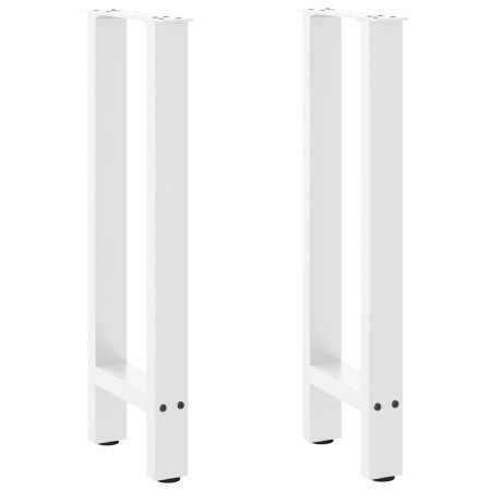 Patas de mesa de centro acero blanco 2 uds 38x(72-73) cm by , Table legs - Ref: Foro24-4013297, Price: 69,38 €, Discount: %