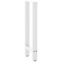 Patas de mesa de centro acero blanco 2 uds 38x(72-73) cm by , Table legs - Ref: Foro24-4013297, Price: 69,38 €, Discount: %