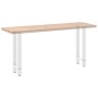 Patas de mesa de centro acero blanco 2 uds 38x(72-73) cm by , Table legs - Ref: Foro24-4013297, Price: 69,38 €, Discount: %