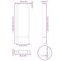 Patas de mesa de centro acero blanco 2 uds 38x(72-73) cm by , Table legs - Ref: Foro24-4013297, Price: 69,38 €, Discount: %