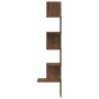 Estantería de pared esquina madera marrón roble 32x32x127,5cm de , Estantes y estanterías - Ref: Foro24-860523, Precio: 37,34...