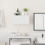Mueble de pared de baño madera ingeniería blanco 60x25x30 cm by , bathroom vanities - Ref: Foro24-860058, Price: 49,65 €, Dis...