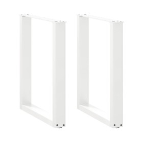 Patas de mesa de centro forma U 2uds acero blanco 70x(72-73) cm de , Patas para mesas - Ref: Foro24-4013185, Precio: 86,20 €,...