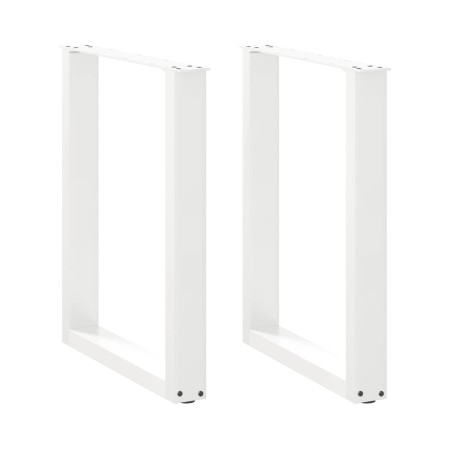 Patas de mesa de centro forma U 2uds acero blanco 70x(72-73) cm de , Patas para mesas - Ref: Foro24-4013185, Precio: 86,20 €,...