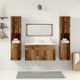 Juego de muebles de baño 4 piezas madera ingeniería envejecida von , Badezimmermöbel - Ref: Foro24-3328595, Preis: 224,30 €, ...