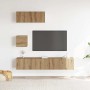 Mueble para TV de pared madera contrachapada artesanal 4 piezas von , TV-Möbel - Ref: Foro24-3329220, Preis: 145,35 €, Rabatt: %
