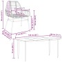 Juego de comedor jardín 5 piezas ratán sintético marrón de , Conjuntos de jardín - Ref: Foro24-3334446, Precio: 391,99 €, Des...