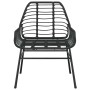 Muebles de jardín 3 piezas ratán sintético vidrio negro by , Garden sets - Ref: Foro24-3334534, Price: 205,91 €, Discount: %