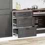 Mueble bajo de cocina Porto madera contrachapada negro de , Armarios de cocina - Ref: Foro24-854260, Precio: 124,84 €, Descue...