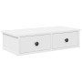 Estante de pared con cajones de madera contrachapada blanco de , Estantes y estanterías - Ref: Foro24-859941, Precio: 53,88 €...
