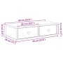 Estante de pared con cajones madera contrachapada madera vieja von , Regale und Regale - Ref: Foro24-859948, Preis: 45,12 €, ...