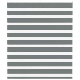 Estor cebra gris oscuro tejido ancho 120,9 cm poliéster by , Blinds and blinds - Ref: Foro24-4014136, Price: 30,31 €, Discoun...