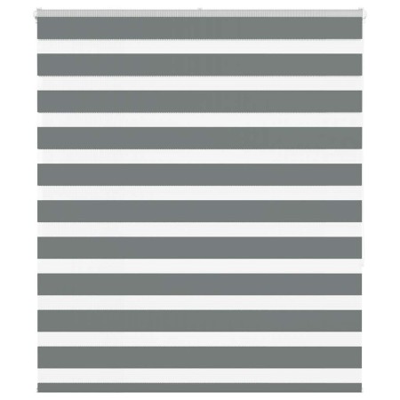 Estor cebra gris oscuro tejido ancho 120,9 cm poliéster by , Blinds and blinds - Ref: Foro24-4014136, Price: 30,31 €, Discoun...