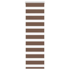 Estor cebra marrón 45x100 cm tejido ancho 40,9 cm poliéster by , Blinds and blinds - Ref: Foro24-4014302, Price: 18,22 €, Dis...