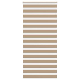 Estor cebra marrón arena tejido ancho 100,9 cm poliéster by , Blinds and blinds - Ref: Foro24-4014574, Price: 30,04 €, Discou...
