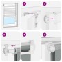 Estor cebra marrón arena tejido ancho 100,9 cm poliéster by , Blinds and blinds - Ref: Foro24-4014574, Price: 30,04 €, Discou...