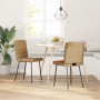 Sillas de comedor 2 unidades terciopelo marrón | Foro24.es | Tu tienda online para hogar, jardín y más Foro24.es