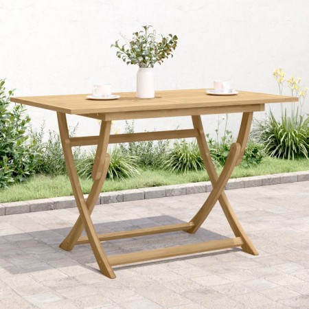 Mesa de jardín plegable madera maciza de acacia 120x70x75 cm by , Garden tables - Ref: Foro24-365745, Price: 123,99 €, Discou...
